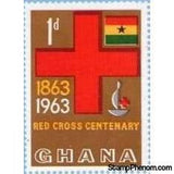 Ghana 1963 Red Cross Anniversary-Stamps-Ghana-StampPhenom