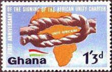 Ghana 1964 African Unity Charter Anniversary-Stamps-Ghana-StampPhenom