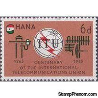 Ghana 1965 ITU Centenary-Stamps-Ghana-StampPhenom