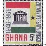 Ghana 1966 UNESCO Anniversary-Stamps-Ghana-StampPhenom