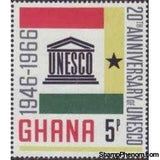 Ghana 1966 UNESCO Anniversary-Stamps-Ghana-StampPhenom