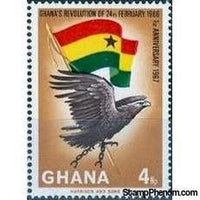 Ghana 1967 Anniversary of February 24th Revolution-Stamps-Ghana-StampPhenom