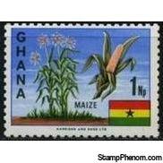 Ghana 1967 Definitives-Stamps-Ghana-StampPhenom