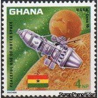 Ghana 1967 Peaceful Use of Outer Space-Stamps-Ghana-StampPhenom