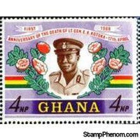 Ghana 1968 Lt Gen E K Kotoka Death Anniversary-Stamps-Ghana-Mint-StampPhenom