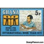 Ghana 1972 International Book Year-Stamps-Ghana-StampPhenom