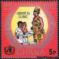 Ghana 1973 WHO Anniversary-Stamps-Ghana-StampPhenom