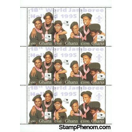 Ghana Scouting , 9 stamps