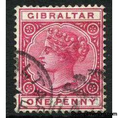 Gibraltar 1886 Victoria Definitives-Stamps-Gibraltar-StampPhenom