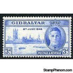 Gibraltar 1946 Victory-Stamps-Gibraltar-StampPhenom