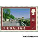 Gibraltar 1971 Saluting Battery, Rosia, Modern View-Stamps-Gibraltar-StampPhenom