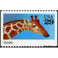 United States of America 1992 Giraffe (Giraffa camelopardalis)