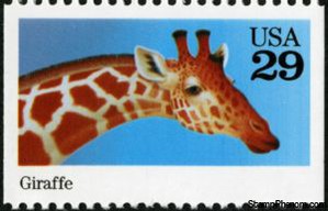 United States of America 1992 Giraffe (Giraffa camelopardalis)
