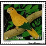 Brazil 2000 Golden Parakeet (Guaruba guarouba)