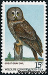 United States of America 1978 Great Grey Owl (Strix nebulosa)