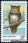 United States of America 1978 Great Horned Owl (Bubo virginianus)