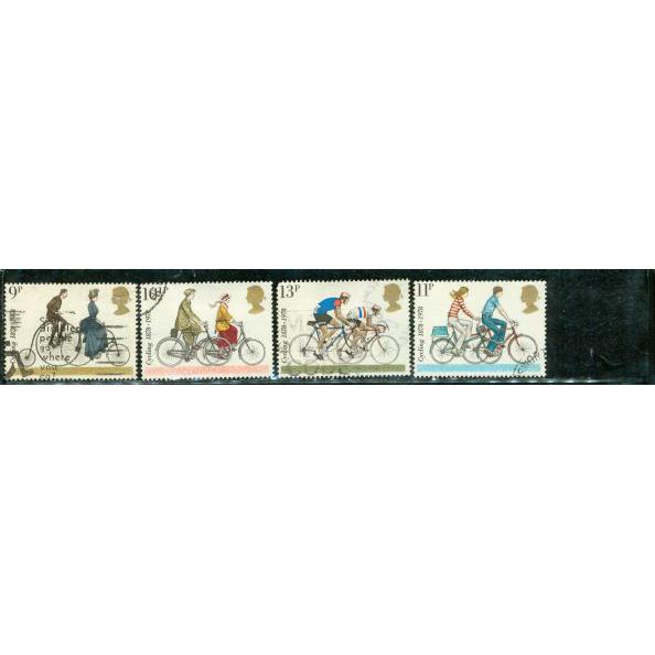 Great Britain Bicycles , 4 stamps