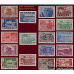 Greece 1942 Views of Greece definitives (set of 18)