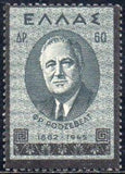 Greece 1945 Franklin D. Roosevelt - Mourning Issue-Stamps-Greece-StampPhenom