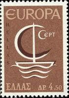 Greece 1966 Europa-Stamps-Greece-StampPhenom