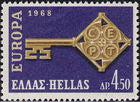 Greece 1968 Europa-Stamps-Greece-StampPhenom