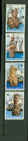Greece Ships , 4 stamps - Greece Ships , 4 stamps