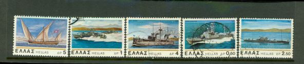 Greece Ships , 5 stamps - Greece Ships , 5 stamps