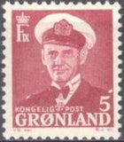 Greenland 1950 King Frederik IX-Stamps-Greenland-StampPhenom