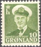 Greenland 1950 King Frederik IX-Stamps-Greenland-StampPhenom
