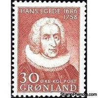 Greenland 1958 200th Death Anniversary of Hans Egede-Stamps-Greenland-StampPhenom