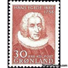 Greenland 1958 200th Death Anniversary of Hans Egede-Stamps-Greenland-StampPhenom