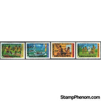 Grenada Scouting Lot 2 , 4 stamps