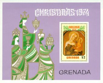 Grenada Christmas , 1 souvenir sheet