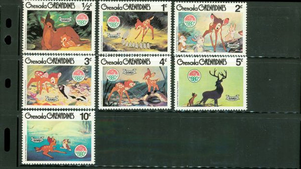 Grenada Disney Christmas , 7 stamps