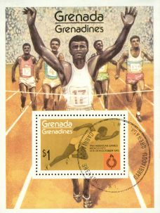 Grenada Olympics , 1 souvenir sheet