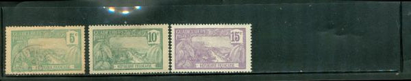 Guadaloupe Lot , 3 stamps - Guadaloupe Lot , 3 stamps