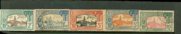 Guadaloupe Lot , 5 stamps - Guadaloupe Lot , 5 stamps