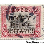 Guatemala 1922 Cathedral in Guatemala - 12 1/2c on 20c-Stamps-Guatemala-Mint-StampPhenom
