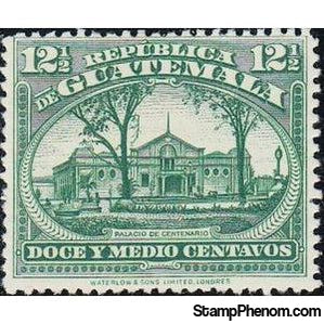 Guatemala 1922 Centenary Palace-Stamps-Guatemala-Mint-StampPhenom