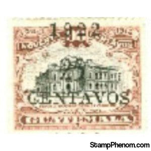 Guatemala 1922 Estrada Cabrera Vocational school - 25c on 90c-Stamps-Guatemala-Mint-StampPhenom