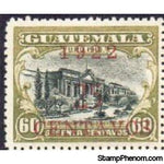 Guatemala 1922 Joaquina Maternity Hospital - 25c on 60c (red)-Stamps-Guatemala-Mint-StampPhenom