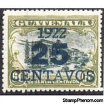 Guatemala 1922 Joaquina Maternity Hospital - 25c on 60c-Stamps-Guatemala-Mint-StampPhenom