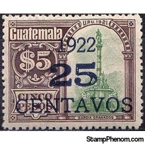 Guatemala 1922 Monument to Pres. Miguel Garci­a Granados (1809-1878)-Stamps-Guatemala-Mint-StampPhenom