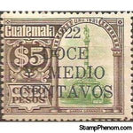 Guatemala 1922 Monument to President Granados - 12 1/2c on 5p-Stamps-Guatemala-Mint-StampPhenom