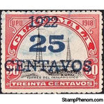 Guatemala 1922 Radio towers-Stamps-Guatemala-Mint-StampPhenom