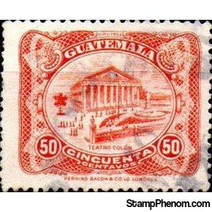 Guatemala 1924 Columbus Theatre re-engraved-Stamps-Guatemala-Mint-StampPhenom
