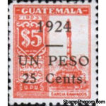 Guatemala 1924 Granados Monument - 1,25p on 5p-Stamps-Guatemala-Mint-StampPhenom