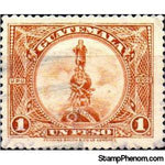 Guatemala 1924 Monument to Columbus re-engraved-Stamps-Guatemala-Mint-StampPhenom