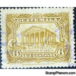 Guatemala 1924 Temple of Minerva re-engraved-Stamps-Guatemala-Mint-StampPhenom