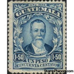 Guatemala 1926 Justo Rufino Barrios (1835-1885), 9th President-Stamps-Guatemala-Mint-StampPhenom